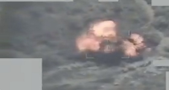 فيديو يوثق ضربات نوعية للتحالف على تجمعات الحوثيين