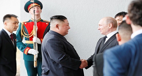 بدء القمة بين بوتين وزعيم كوريا الشمالية