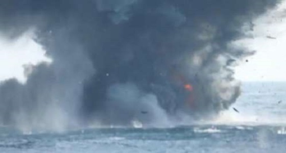 قوات التحالف تحبط تفجير قارب حوثي مفخخ شمال الحديدة