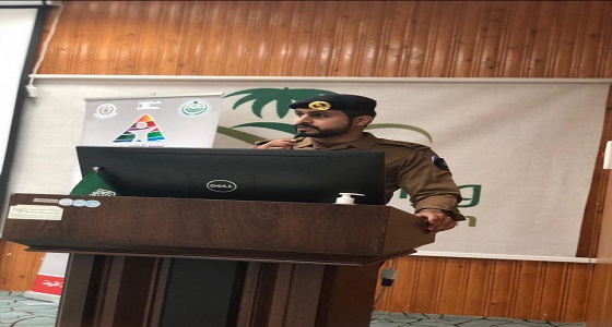 ‏صحة القريات بالتعاون مع الدفاع المدني تقيم محاضره ” السلامة والوقاية بالمنشئات الصحية “