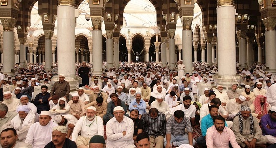 بالفيديو والصور.. خطبة الجمعة من المسجد النبوي