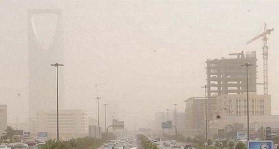 استمرار تدني الرؤية الأفقية على الرياض