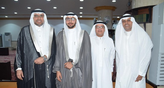 عماد نجار يحتفل بابنه صهيب