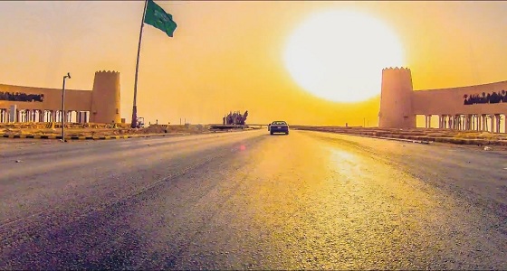 الرياح تضرب طريق الطائف &#8211; الرياض