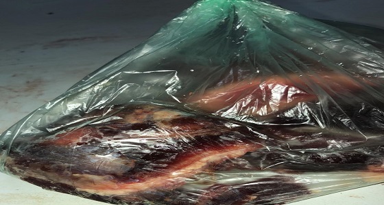 بالصور.. إدارة الأسواق ببلدية أضم تضبط وتتلف لحوما مجهولة المصدر