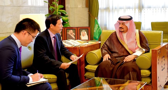 أمير منطقة الرياض يستقبل سفير جمهورية فيتنام لدى المملكة