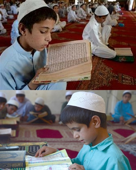 زفة أعراس بأفغانستان للطفل الصائم أول مرة ويختم القرآن