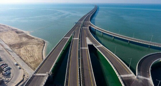 بالفيديو.. إطلاق رابع أطول جسر في العالم بالكويت بتكلفة 3 مليار دولار