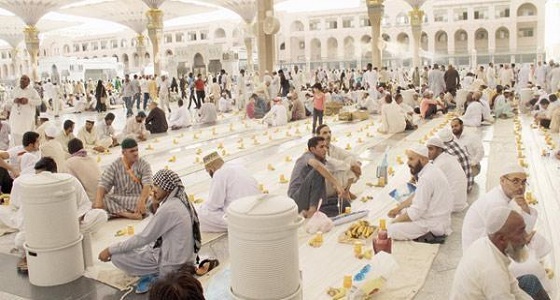 اعتماد مبادرة جديدة لتنظيم سفر الإفطار بالمسجد النبوي برمضان
