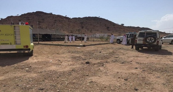 الشرطة تحقق في إحراق خيمة سبيل على طريق الطائف-الباحة