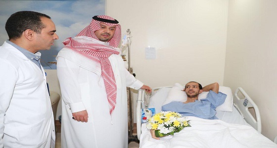 أمير الشمالية يهنئ المرضى المنومين بشهر رمضان المبارك