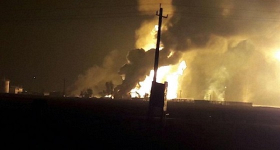 اندلاع حريق في أنبوب للنفط جنوب إيران 