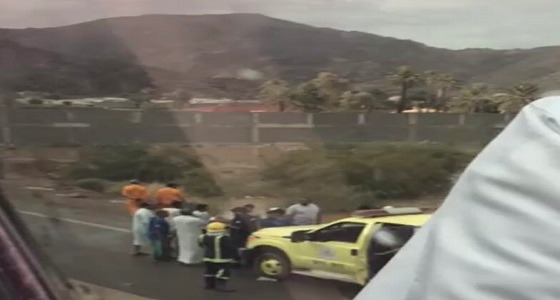 غرق طفل ونجاة آخر بمجرى سيول الخلقة في نجران