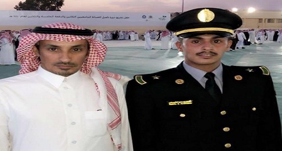 سعود الشيباني يحتفل بتخرج ابنه من كلية الملك خالد العسكرية
