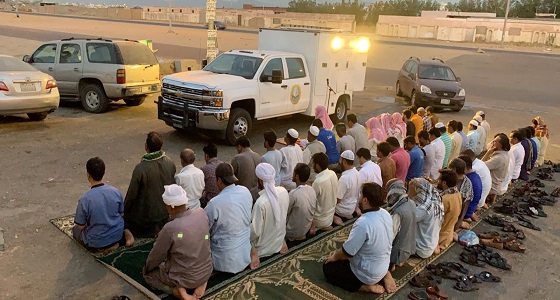 هيئة الأمر بالمعروف في محافظة بحرة توفر المصلى لإقامة صلاة الجماعة