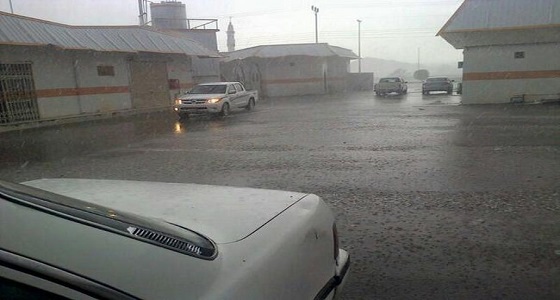 أمطار رعدية على أجزاء من منطقة المدينة المنورة تستمر حتى الليل