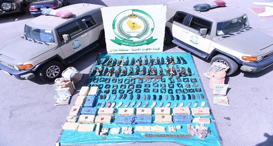 دوريات الأفواج تحبط محاولات تهريب كمية من المخدرات وتقبض على المتورطين