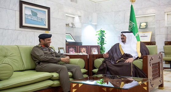 أمير الرياض بالنيابة يستقبل نائب مدير شرطة المنطقة المكلف