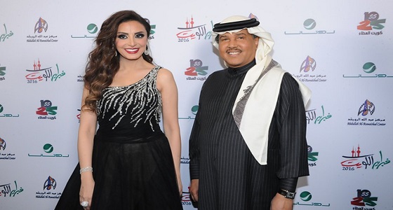 محمد عبده وأنغام  في أول حفل غنائي مشترك بالمملكة
