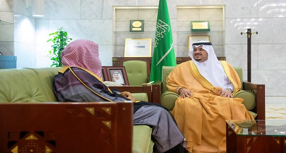 أمير الرياض بالنيابة يستقبل رئيس المحكمة الجزائية المتخصصة بالمنطقة 