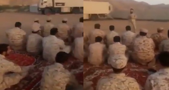 بالفيديو.. جنود الحد الجنوبي يؤدون صلاة عيد الفطر 2019
