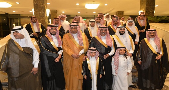 الأمير سلمان بن مصعب بن سعود يحتفل بزواجه