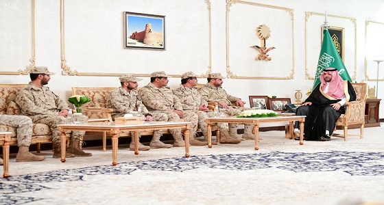أمير الشمالية يستقبل منسوبي قوة الواجب 10 وقوة الواجب 20 بالحرس الوطني
