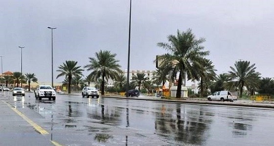 الأرصاد تحذر من هطول أمطار على منطقتين