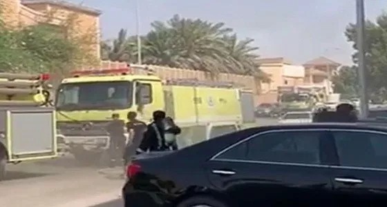 ريماس منصور تستغل حريق شقتها وتتحامل على الدفاع المدني