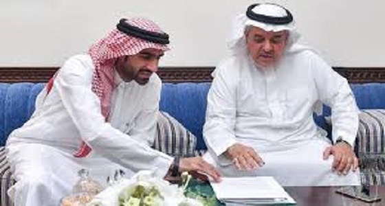 تفاصيل اجتماع الأمير منصور بن مشعل والصائغ لتجهيز الأهلي