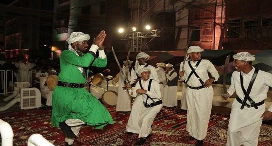 عروض رقص المزمار الشعبي في موسم جدة التاريخية