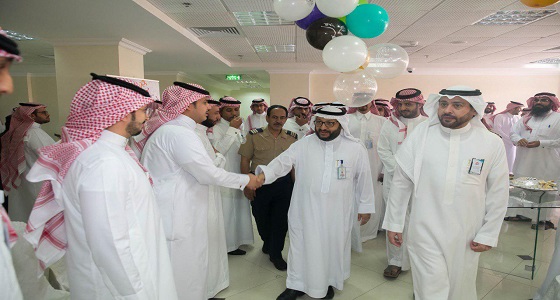 بالصور.. ” صحة الرياض ” تقيم حفل معايدة لمنسوبيها