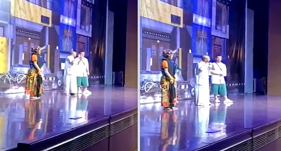 بالفيديو.. طارق العلي يقصف جبهة أعداء المملكة فوق خشبة المسرح