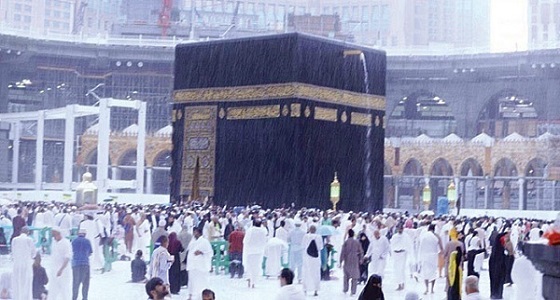 الأمطار تستقبل عيد الفطر 2019 في مكة المكرمة