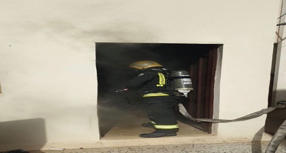 إصابة ستيني إثر اندلاع حريق في ملحق بمنزل ببريدة