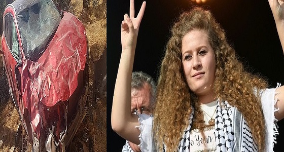 بالصور.. عهد التميمي تتعرض لحادث سير في رام الله