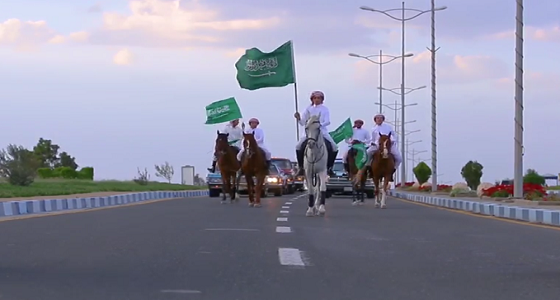 برومو مسيرة الخيالة والسيارات الكلاسيكية والقديمة بقاعدة الملك خالد الجوية بعيد الفطر 