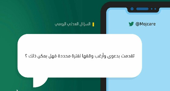 ” العدل ” توضح إمكانية إيقاف دعوى لفترة محددة بعد تقديمها