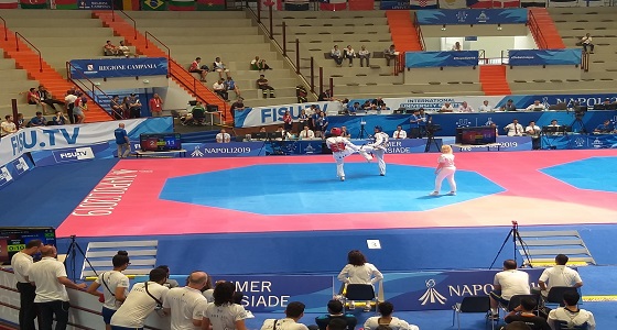 بالصور.. منيرة التركي تتأهل للدور الثاني في سباق 100م في أولمبياد نابولي