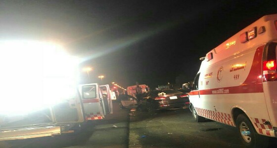 مصرع وإصابة 6 أشخاص إثر حادت تصادم بجدة