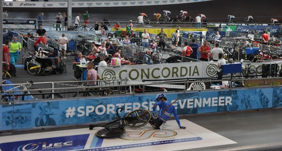 قطعة خشبية تهتك برئة دراج إيطالي أثناء السباق