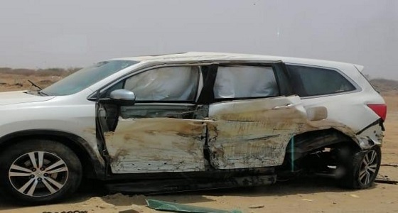 فيديو يكشف تفاصيل حادث طريق صبيا جازان المروع