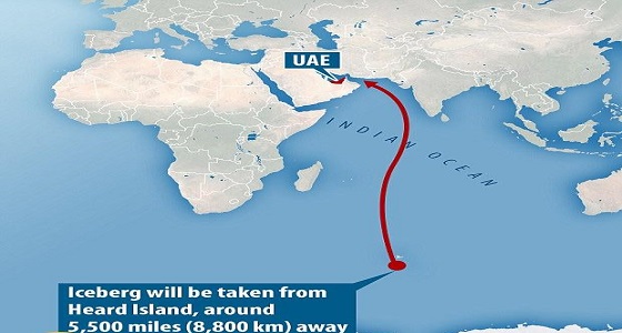 فكرة بـ 80 مليون دولار.. رجل أعمال إماراتي يسعي لنقل جليد القطب الجنوبي لساحل الفجيرة