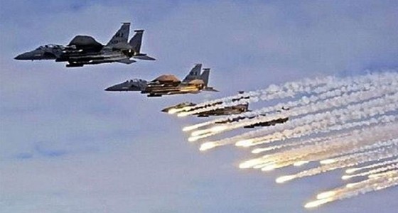 غارات على مواقع وتجمعات الحوثيين في الضالع