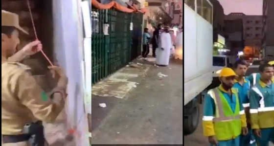 شرطة الرياض تكشف حيلة ذكية أتبعها وافدون لإخفاء السلع الفاسدة (فيديو)
