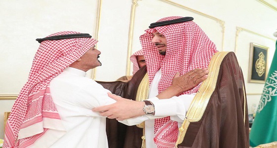 بالصور.. أمير الشمالية يستقبل المواطن عبدالله البناقي الذي عفا عن قاتل ابنه
