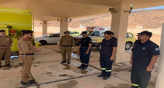 مدير الدفاع المدني بالمدينة المنورة يتفقد عددا من المراكز الموسمية ومركز الأمير نايف