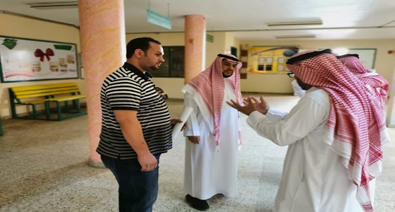 مدير عام تعليم الحدود الشمالية يتفقد سير المشاريع في المنطقة
