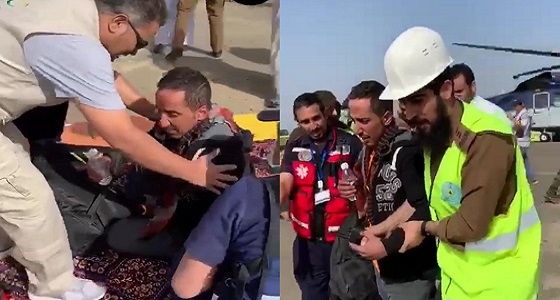 بالصور.. إنقاذ محتجز السودة بعد مرور 14 ساعة