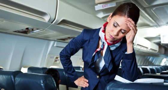 أفعال تسبب الإزعاج لمضيفات الطيران